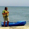 canoeing to the beach - Pinios River Mount Olympus