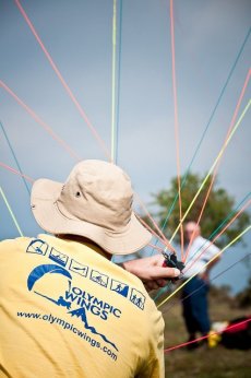 Olympic Wings - paraglider groundhandling