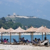 Beach of Platamonas - view to the castle