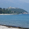 Beach of Platamonas - view to the castle