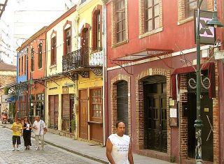 street in ladadika Thessaloniki