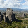 meteora monasteries panorama