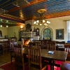 Arhontiko Zarkadas - dining room with fireplace